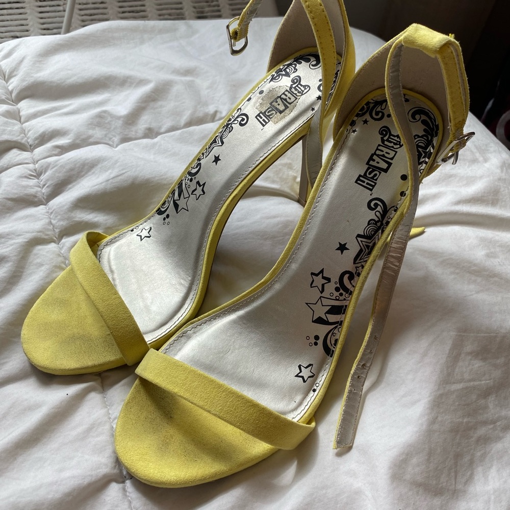 Yellow heels